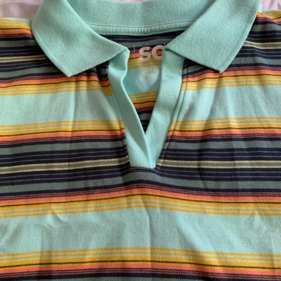 SO Johnny Collar Polo Crop Tank Top - Picture 3 of 3